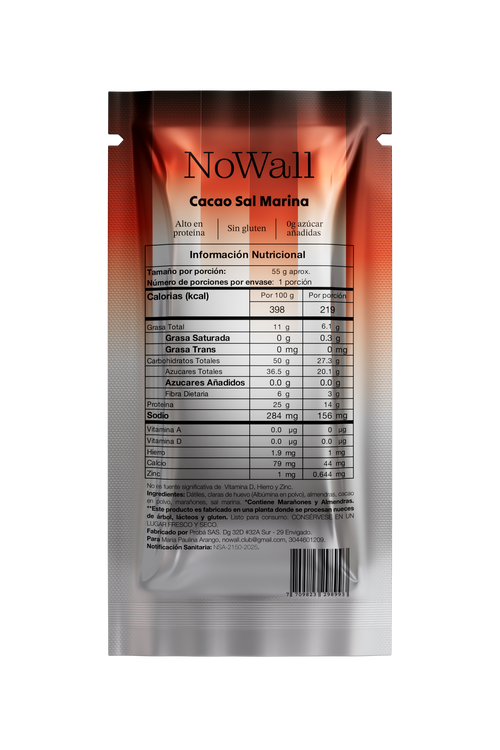 Barra de Cacao y Sal Marina